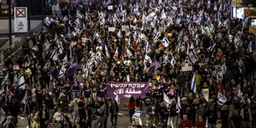 Tel Aviv’de esir protestosu