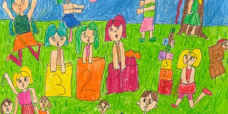 Bursa’da minik ressam 6 yaşında ilk resim sergisini açtı