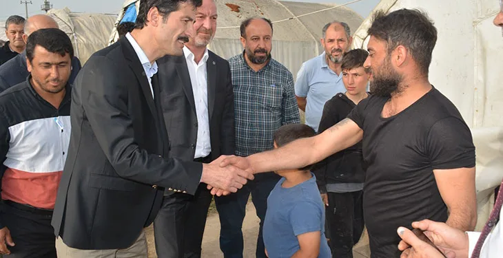 Mevsimlik tarım işçilerinin sorunları yerinde dinlenildi