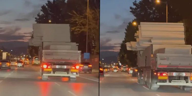 Tehlikeli taşımacılık kamerada