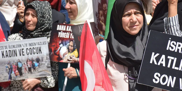 81 ilde İsrail’i protesto ettiler