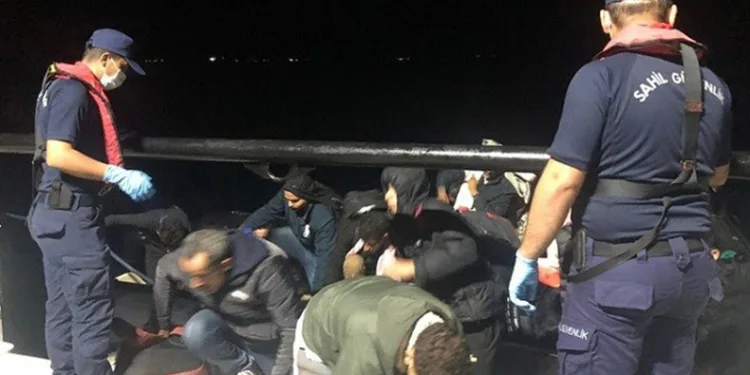 47 düzensiz göçmen yakalandı
