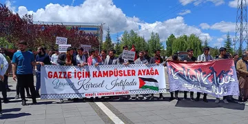 Üniversite öğrencilerinden Gazze’ye destek