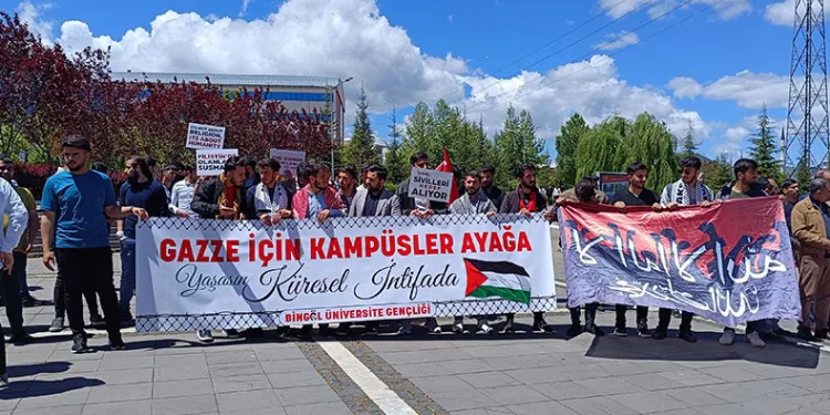 Üniversite öğrencilerinden Gazze’ye destek