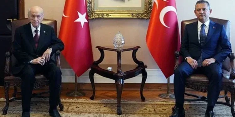 CHP lideri Özel’den Bahçeli’ye ziyaret