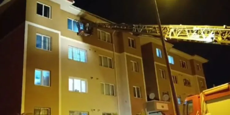 Malatya’da ev yangını