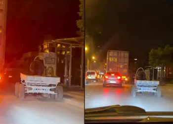Başıboş at arabası şehir turu attı, görenler şaştı kaldı