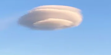 Niğde’de mercek bulutu oluştu