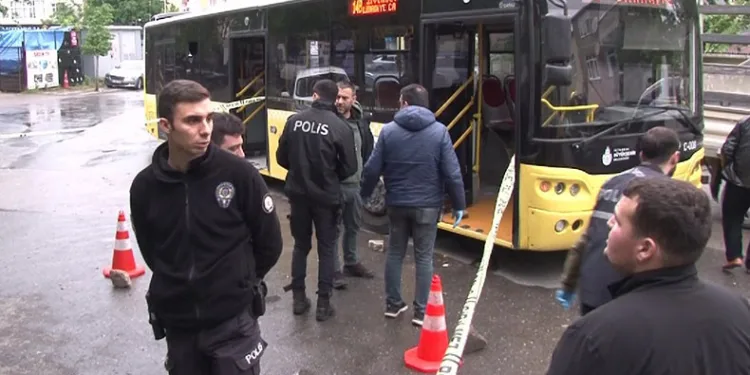 Ümraniye’de otobüs şoförüne silahlı saldırı