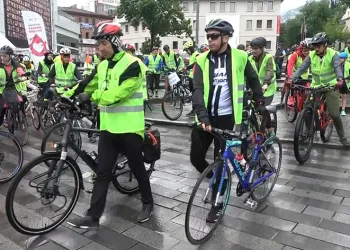 Sağlıklı yaşam için pedal bastılar