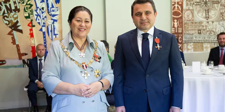 Tarihi Alan Başkanı Kaşdemir’e Yeni Zelanda Liyakat Nişanı verildi