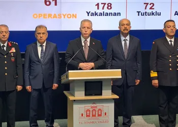 “576 operasyonda bin 256 şahıs yakalandı”