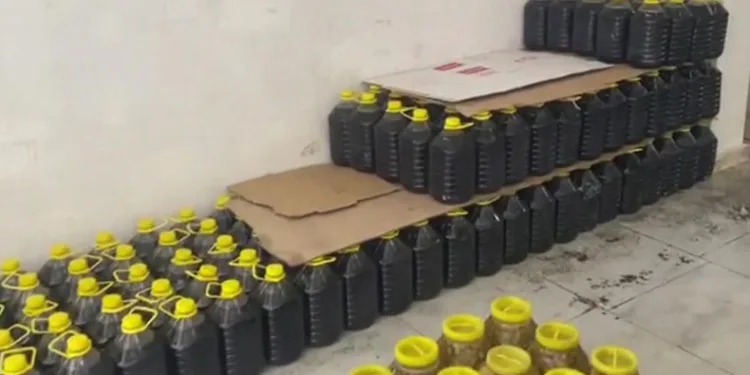 Mersin’de sahte zeytinyağı operasyonu