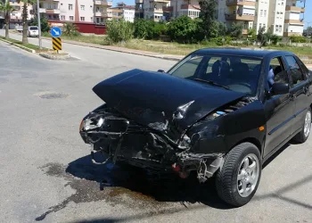 Bahçe duvarını aşıp merdivenlere çarparak durabildi