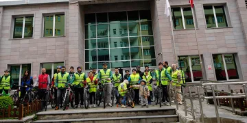 Gümüşhane’de sağlıklı yaşam için pedal çevirdiler
