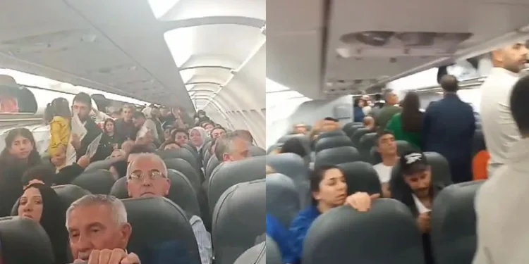 Türk Hava Yollarının uçağında saatlerce beklediler
