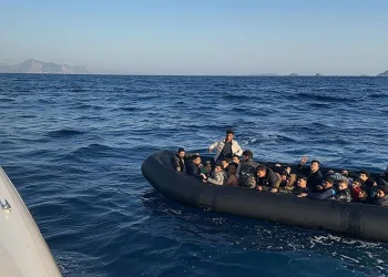 Bodrum’da 10’u çocuk 32 düzensiz göçmen kurtarıldı