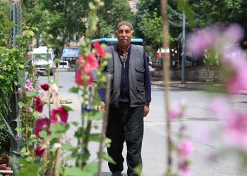 60 yıldır bitki yetiştirip satıyor