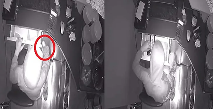 Tek elli hırsız harçlık aldığı kafeyi soydu