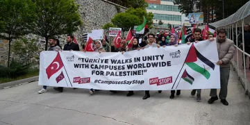 Gümüşhane’den Filistin’e destek yürüyüşü