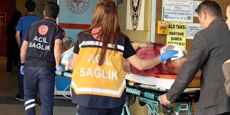 Kiraz ağacından düşen adam ağır yaralandı