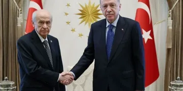 Cumhurbaşkanı Erdoğan, Bahçeli ile görüştü