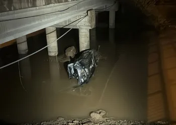 Kontrolden çıkan otomobil Kızılırmak’a uçtu