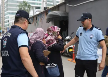 Nilüfer zabıtasından dilencilere operasyon