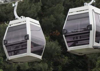 Sakarya’da bir süre önce açılan teleferik mühürlendi