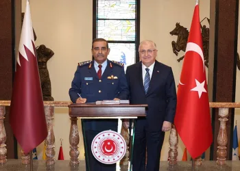 Bakan Güler, Katar Genelkurmay Başkanı Al-Nabet’i kabul etti