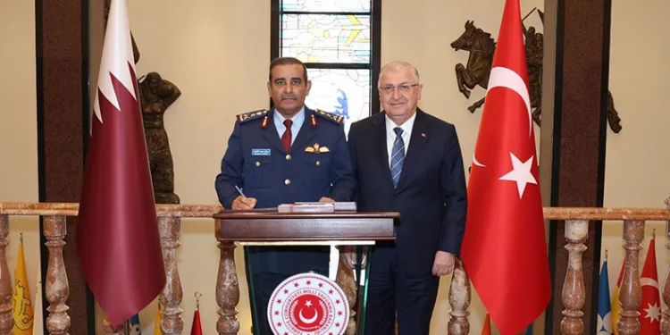Bakan Güler, Katar Genelkurmay Başkanı Al-Nabet’i kabul etti