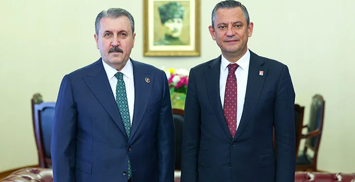 Destici’den Özgür Özel’e ziyaret