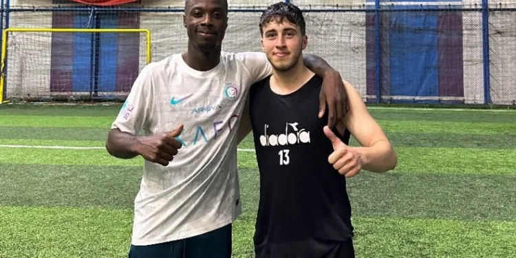 Trabzonspor'un yıldızı Pepe, halı sahada görüntülendi
