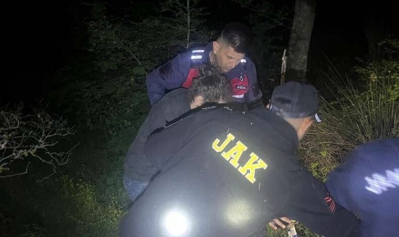 Bursa'nın Longoz ormanında kaybodu, 4,5 saat sonra bulundu