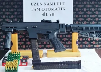 Kastamonu’da tam otomatik silah ele geçirildi: 1 gözaltı