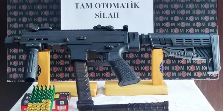Kastamonu’da tam otomatik silah ele geçirildi: 1 gözaltı