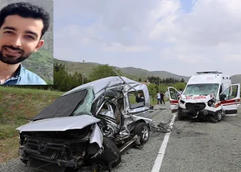 Erzincan’da görev yapan öğretmen kazada hayatını kaybetti