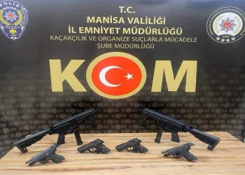 Manisa’da silah ticareti suçundan 2 gözaltı