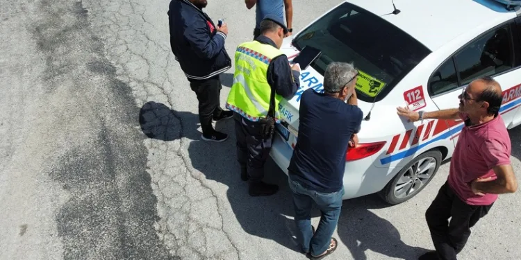 Sürücülere yönelik dron destekli trafik ve hız kontrolü denetimi