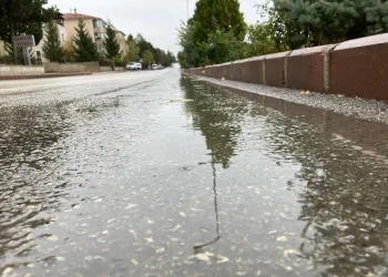 Çankırı’da yağış etkili oldu