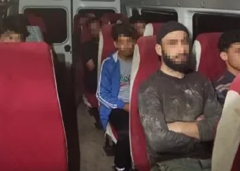 Hatay’da 11 kaçak göçmen minibüste yakalandı