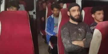 Hatay’da 11 kaçak göçmen minibüste yakalandı
