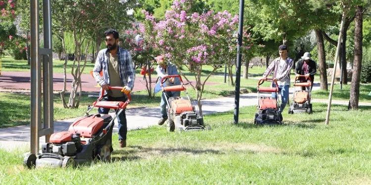 3 milyon 755 bin metrekarelik yeşil alan elden geçirildi