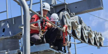 Fethiye Babadağ’da teleferik tatbikatı