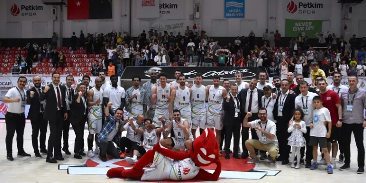 Aliağa Petkimspor, 4 kez 100 sayı üzeri attı