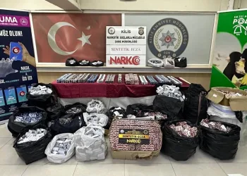 Kilis’te dev uyuşturucu operasyonu