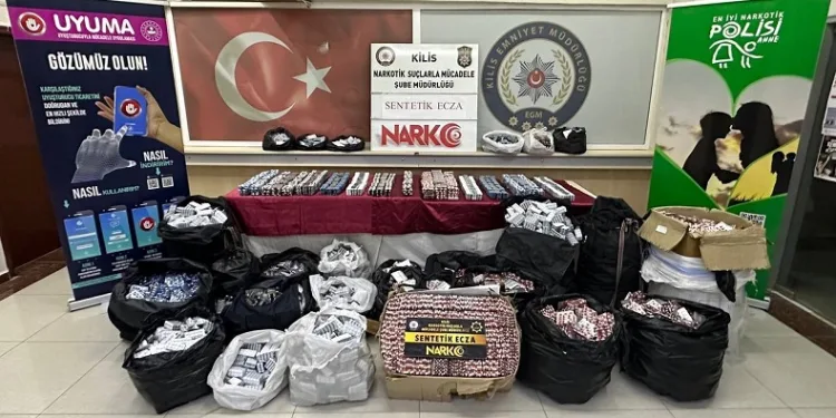 Kilis’te dev uyuşturucu operasyonu