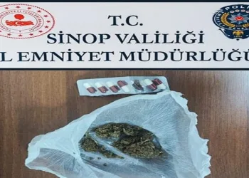 Sinop’ta şüpheli 3 kişiden uyuşturucu çıktı