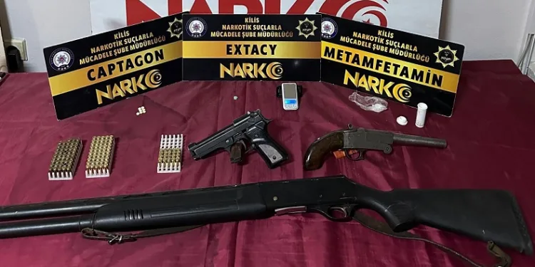 Kilis’te uyuşturucu operasyonu