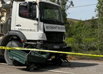 Beton pompası vincinin çarptığı patpat sürücüsü öldü